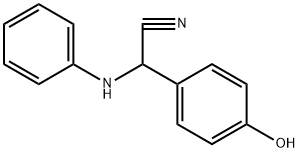 (4-Hydroxy-phenyl)-phenylamino-acetonitrile 结构式