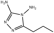 4H-1,2,4-Triazole-3,4-diamine,5-propyl-(9CI) 结构式