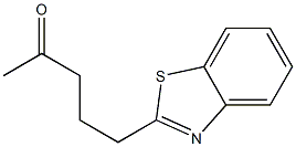 2-Pentanone,5-(2-benzothiazolyl)-(7CI) 结构式