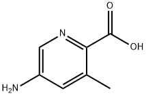 5-氨基-3-甲基吡啶甲酸 结构式