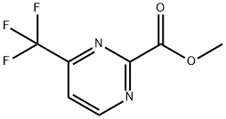 4-(三氟甲基)嘧啶-2-羧酸甲酯 结构式