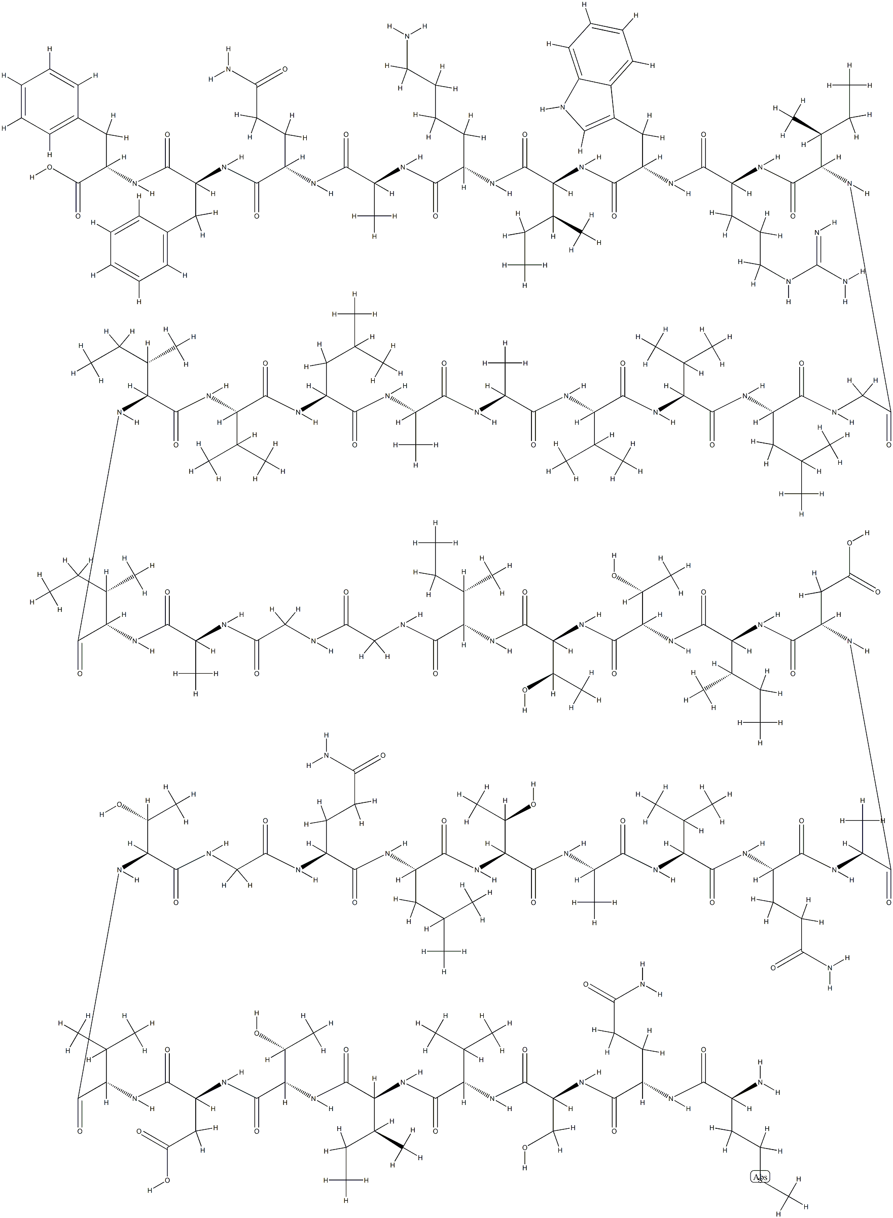 Pf3 coat protein 结构式