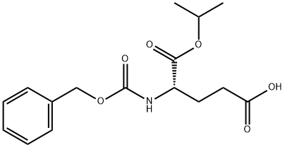 N-苄氧羰基-L-谷氨酸异丙酯 结构式
