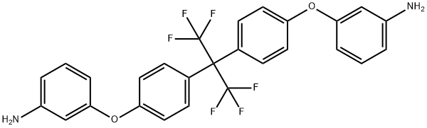 2,2'-双(4-(3-氨基苯氧基)苯基)六氟丙烷 结构式