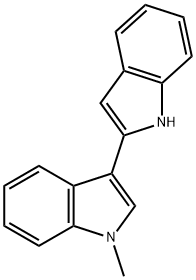 N'-Methyl-2,3'-bi-indolyl 结构式