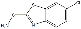 2-Benzothiazolesulfenamide,6-chloro-(9CI) 结构式