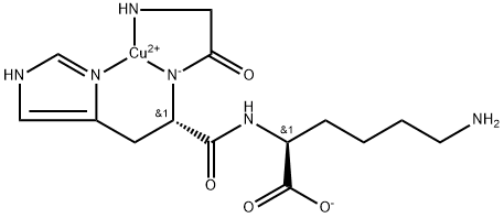 铜肽GHK-Cu 结构式