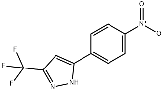 5-(4-硝基苯基)-3-(三氟甲基)- 1H-吡唑 结构式
