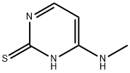 2(1H)-Pyrimidinethione, 4-(methylamino)- (6CI,9CI) 结构式