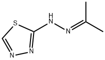 -delta-2-1,3,4-Thiadiazolin-5-one,  azine  with  acetone  (7CI) 结构式