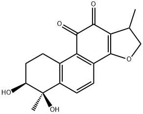 15,16-二氢丹参二醇 B 结构式