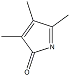 2H-Pyrrol-2-one,3,4,5-trimethyl-(9CI) 结构式