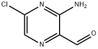 3-AMINO-5-CHLOROPYRAZINE-2-CARBALDEHYDE 结构式