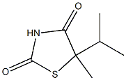 2,4-Thiazolidinedione,5-methyl-5-(1-methylethyl)-(9CI) 结构式