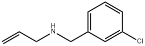 [(3-chlorophenyl)methyl](prop-2-en-1-yl)amine 结构式