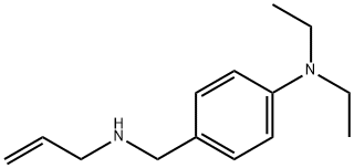 N,N-diethyl-4-[(prop-2-en-1-ylamino)methyl]aniline 结构式