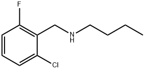 butyl[(2-chloro-6-fluorophenyl)methyl]amine 结构式