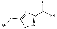 5-(aminomethyl)-1,2,4-oxadiazole-3-carboxamide(SALTDATA: 0.77HCl 0.2H2O 0.01Ph3PO) 结构式