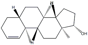 (5S,8S,9S,10S,13S,14S,17S)-10,13-dimethyl-4,5,6,7,8,9,11,12,14,15,16,1 7-dodecahydro-3H-cyclopenta[a]phenanthren-17-ol 结构式