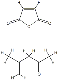4-methyl-2-pentenoyl maleic anhydride copolymer 结构式