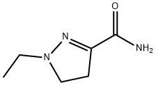 2-Pyrazoline-3-carboxamide,1-ethyl-(7CI) 结构式