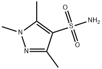三甲基-1H-吡唑-4-磺酰胺 结构式