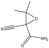 Butyramide, 2-cyano-2,3-epoxy-3-methyl- (6CI,7CI) 结构式
