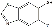 6-Benzothiazolethiol,5-chloro-(7CI) 结构式