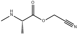 Alanine, N-methyl-, ester with glycolonitrile (7CI) 结构式