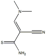 Acrylimidic  acid,  2-cyano-3-(dimethylamino)thio-  (7CI) 结构式