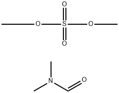 甲氧基亚甲基-N,N-二甲基亚胺硫酸甲酯 结构式