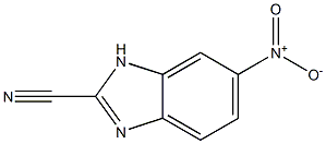1H-Benzimidazole-2-carbonitrile,6-nitro-(9CI) 结构式