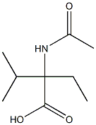 Valine  N-acetyl-,  -alpha--ethyl-  (4CI) 结构式