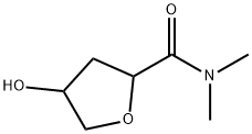 2-Furamide,tetrahydro-4-hydroxy-N,N-dimethyl-(6CI,7CI) 结构式