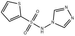 N-4H-1,2,4-Triazol-4-yl-2-thiophenesulfonamide 结构式