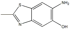 5-Benzothiazolol,6-amino-2-methyl-(7CI) 结构式