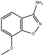 1,2-Benzisoxazol-3-amine,7-methoxy-(9CI) 结构式