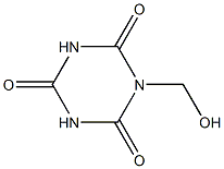 1,3,5-Triazine-2,4,6(1H,3H,5H)-trione,1-(hydroxymethyl)-(9CI) 结构式