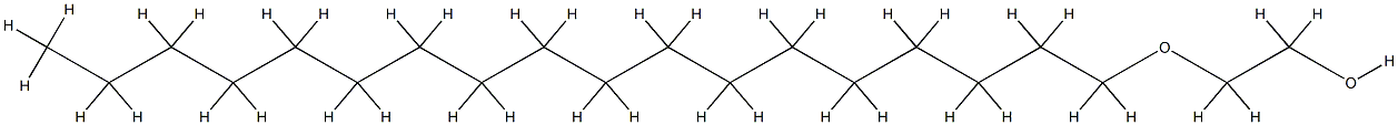聚氧乙烯硬脂酸酯 结构式