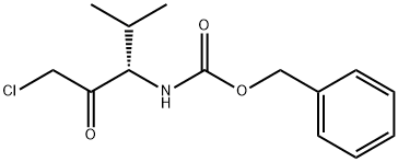 Z-L-Val-chloromethylketone 结构式