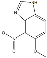 Benzimidazole,5-methoxy-4-nitro-(6CI,7CI) 结构式