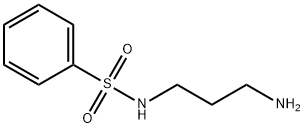 N-(3-aminopropyl)benzenesulfonamide 结构式