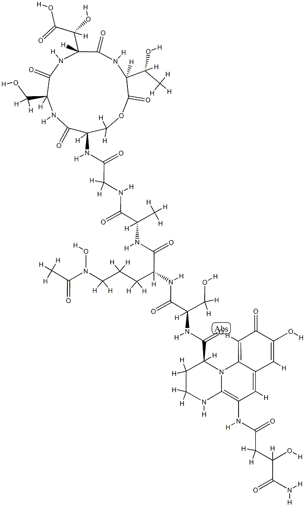 pseudobactin 7SR1 结构式