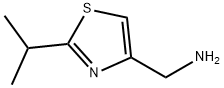 (2-异丙基噻唑-4-基)甲胺 结构式