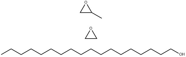 甲基环氧乙烷与环氧乙烷的聚合物单十八烷基醚 结构式