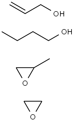 Oxirane, methyl-, polymer with oxirane, butyl 2-propenyl ether 结构式