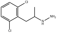 (1-(2,6-dichlorophenyl)propan-2-yl)hydrazine 结构式