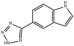 5-(1'H-TETRAZOL-5'-YL)-1H-INDOLE 结构式