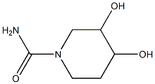 1-Piperidinecarboxamide,3,4-dihydroxy-(7CI) 结构式