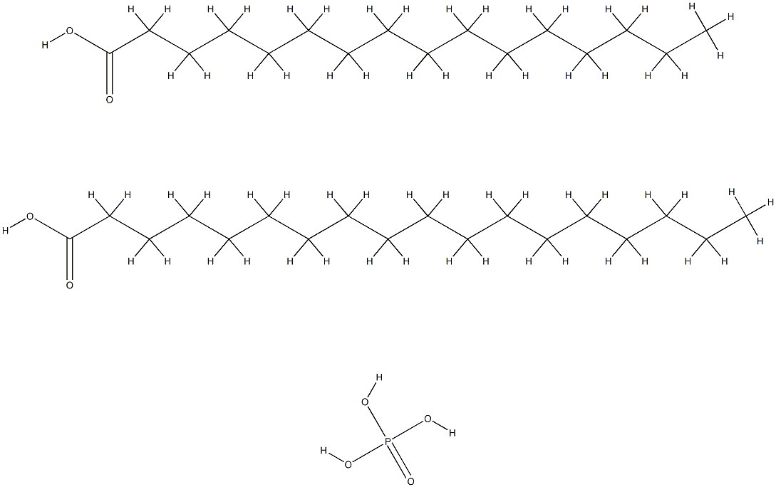 鲸蜡硬脂醇磷酸酯 结构式